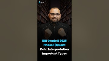 RBI Grade B Data Interpretation Quant Syllabus 2025 | RBI Officer Exam Phase 1 Important Topics