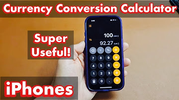 iPhones: How to Enable Currency Conversion on Calculator - Super Useful!