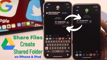 Create A Shared Folder on Google Drive from iPhone | Share A File from Google Drive with Others