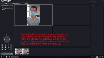 SVMS2000 | Face Recognition Body Temperature Measurement System Management Software | Access Control