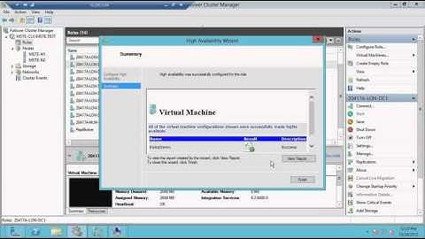 Upgrading Skills to Windows Server 2012- Implementing Failover Clustering with Hyper-V