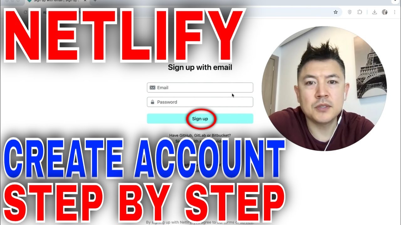 How To Sign Up Create Netlify Account🔴 - YouTube