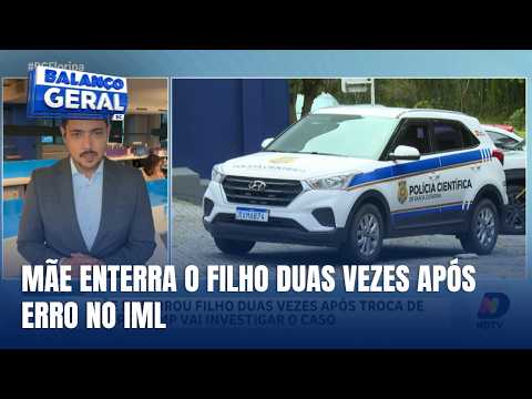 Mãe enterra filho duas vezes após troca de corpos no IML de Florianópolis