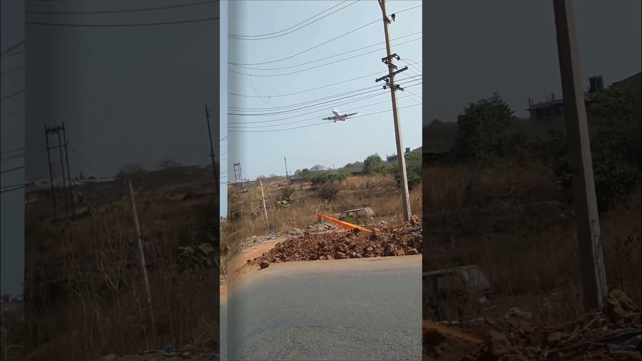 Flight Landing at Goa Airport 🧐 