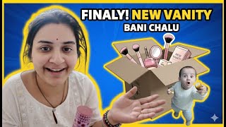 FINALLY! My New Makeup Vanity is HERE! 😍