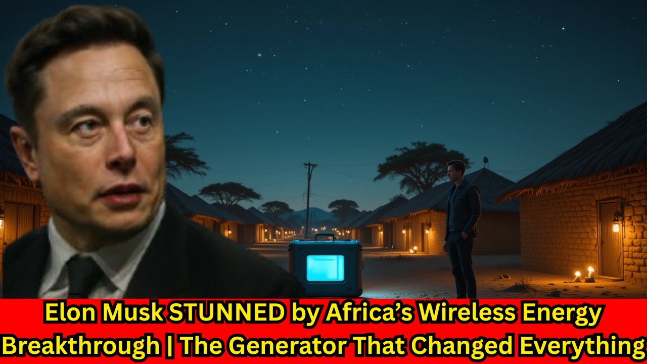 Elon Musk STUNNED by Africa’s Wireless Energy Breakthrough | The Generator That Changed Everything