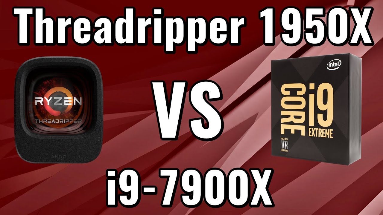 Threadripper 1950X vs i97900X Comparison, benchmarks, FPS tests