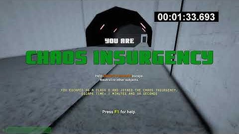 World Record | SCP:SL Scopophobia Pre 10.2 Set Seed | 1:33.693 Speedrun