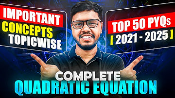 One Shot of Quadratic Equation for JEE Main and Advanced 2026