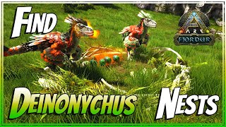 Find Deinonychus Nests In Ark Fjordur