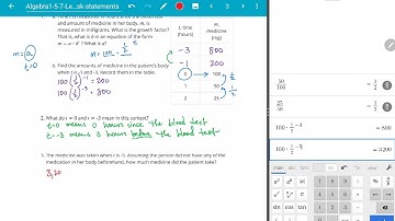 IM Algebra 1 Unit 5 Lesson 7 Activity 4 Question 3