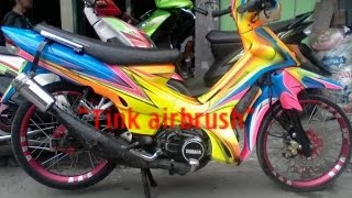 Motor Trend Modifikasi | Video Modifikasi Motor Yamaha Fiz R Airbrush Terbaru