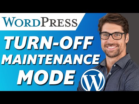 How to Turn Off Maintenance Mode in Wordpress (Simple)