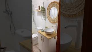 Reforma sin obra ☺️ ya hace 4 años!! 🥰que os parece? #reformas #reformabaño #baño