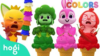 new learn colors with colorful ice cream shopcolors for kidshogi colorshogi pinkfong