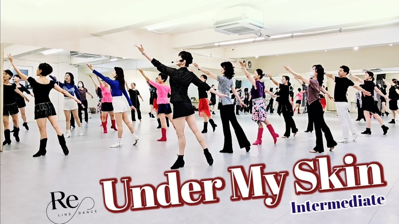 Under My Skin Line Dance || High Intermediate || 토요동호회 2.4주 고급반 1시 