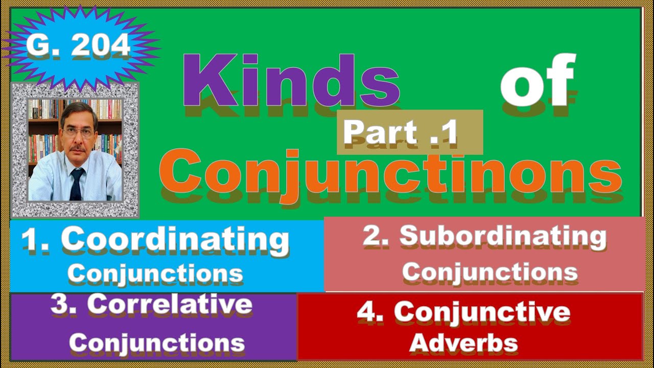 Kinds of Conjunctions: G.204(Part:1|Grammar| Prof. Altaf Hussain Shah