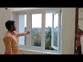 openable windows with sound proof glass...