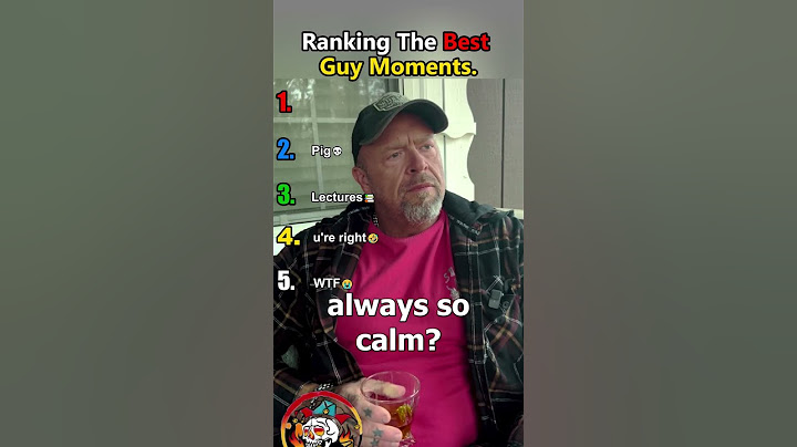 Ranking the best guy moments.