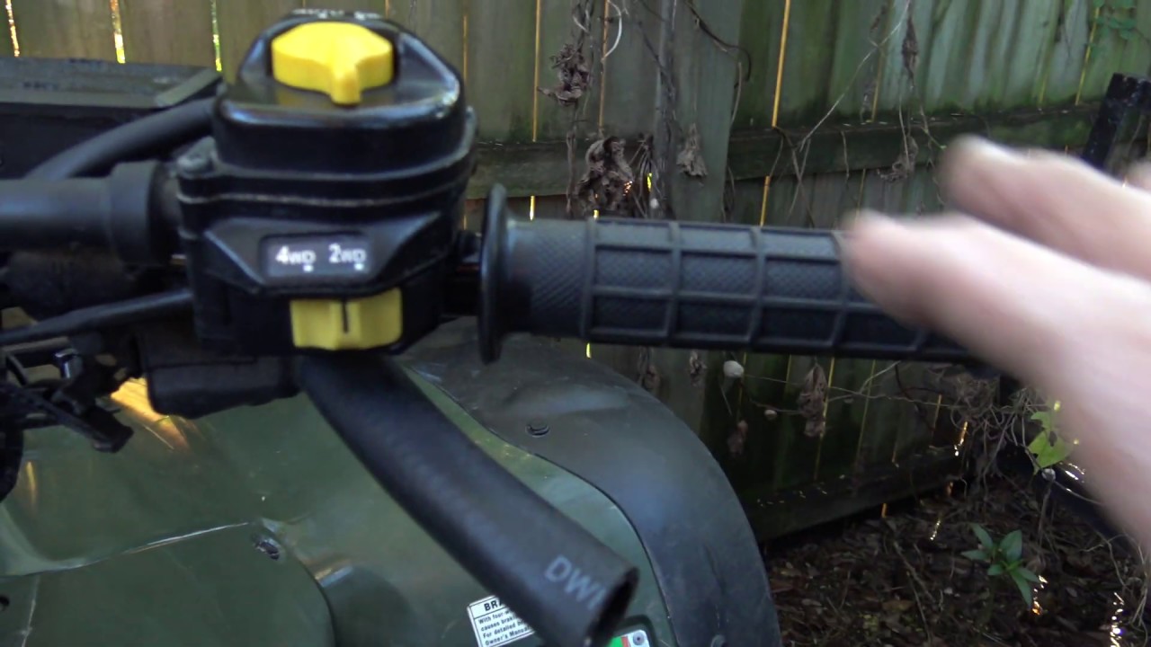 ATV Throttle Extender Mod 4 thumb fatigue YouTube