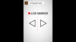 Easy how to live Mirror in Adobe Illustrator