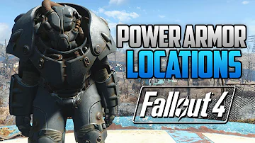 Fallout 4 - ALL FULL POWER ARMOR LOCATIONS! T45, T51, Raider, T60 & X-01 (FO4 Power Armor Locations)