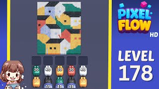 Pixel Flow Level 178 Solution Walkthrough
