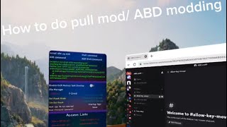 How to Do pull mod/ ABD Modding