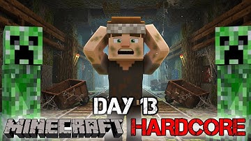 I Discovered a MASSIVE Abandoned Mineshaft in Hardcore Minecraft!