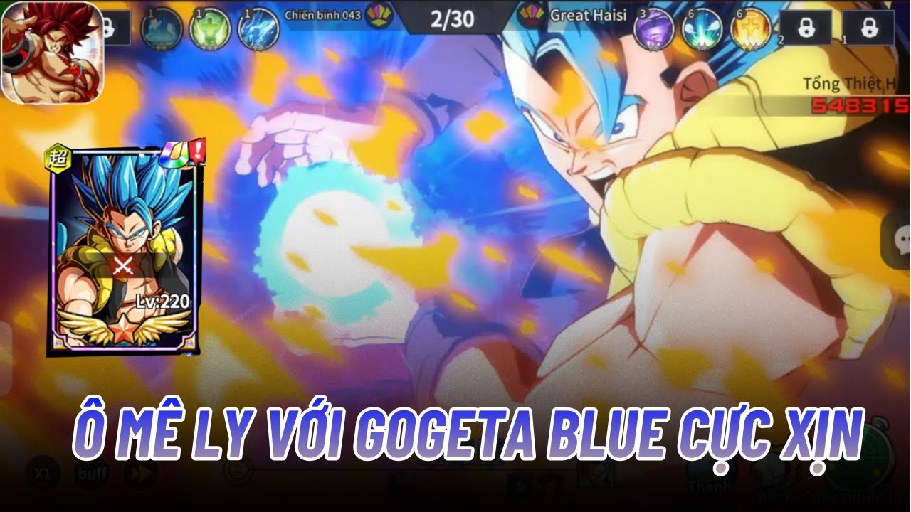 Chiến Binh Truyền Thuyết X7 GAME #7 - MÊ HỒN VỚI GOGETA BLUE || XẢ 20K TỆ UP GOGETA BLUE LÊN E0