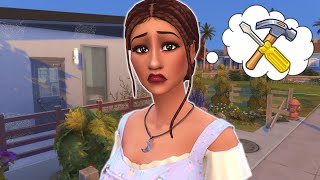 Can my freelance artist renovate her run-down house? // Sims 4 renovation challenge