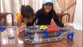 Aisya & Qaira Toys Review - Unboxing Track Speed Cornering