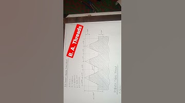 engineering drawing 2nd threads important question #shortvideo