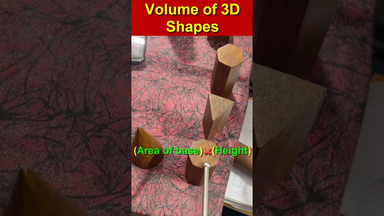 Volume of 3D shapes, || 