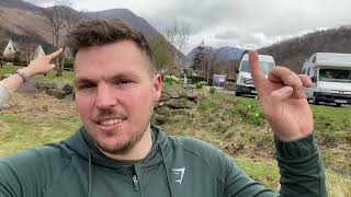 Vanlife driving from Glencoe Mountain ￼park to island of Skye (day 2 )