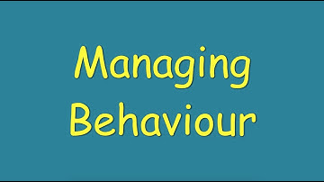 CYP Autism Service: Managing Behaviour
