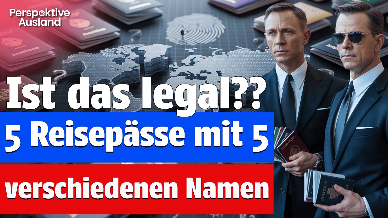 5 Pässe mit 5 Namen: Legal oder nur Fiktion à la James Bond und Jason Bourne?