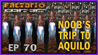 Touring the New Aquilo Space Platform + Gleba Science| FACTORIO SPACEAGE - Ep 70 #factorio #spaceage