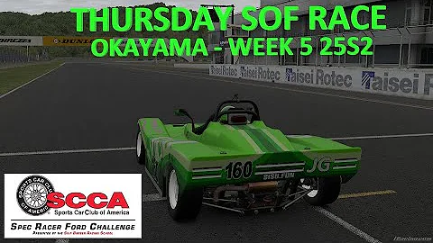 Thursday SOF Race | Okayama | Week 5 | Spec Racer Ford Challenge 25S2
