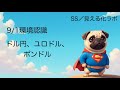 2025 0901USD/JPY, EUR/USD ,GBP/USD 環境認識