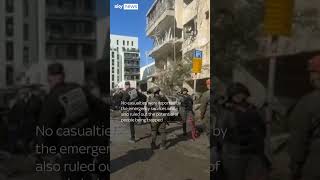 Aftermath of Iranian attack on Tel Aviv | Sky News