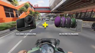 Setting Motovlog TERBAIK! DJI Osmo Action 5 Pro + ND Filter!