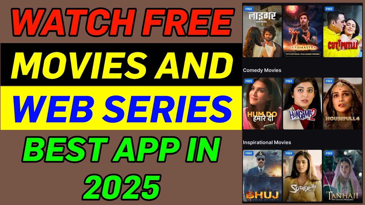 WATCH FREE MOVIES AND WEB SERIES II FREE MOVIES APP IN 2025 II BEST APP ...