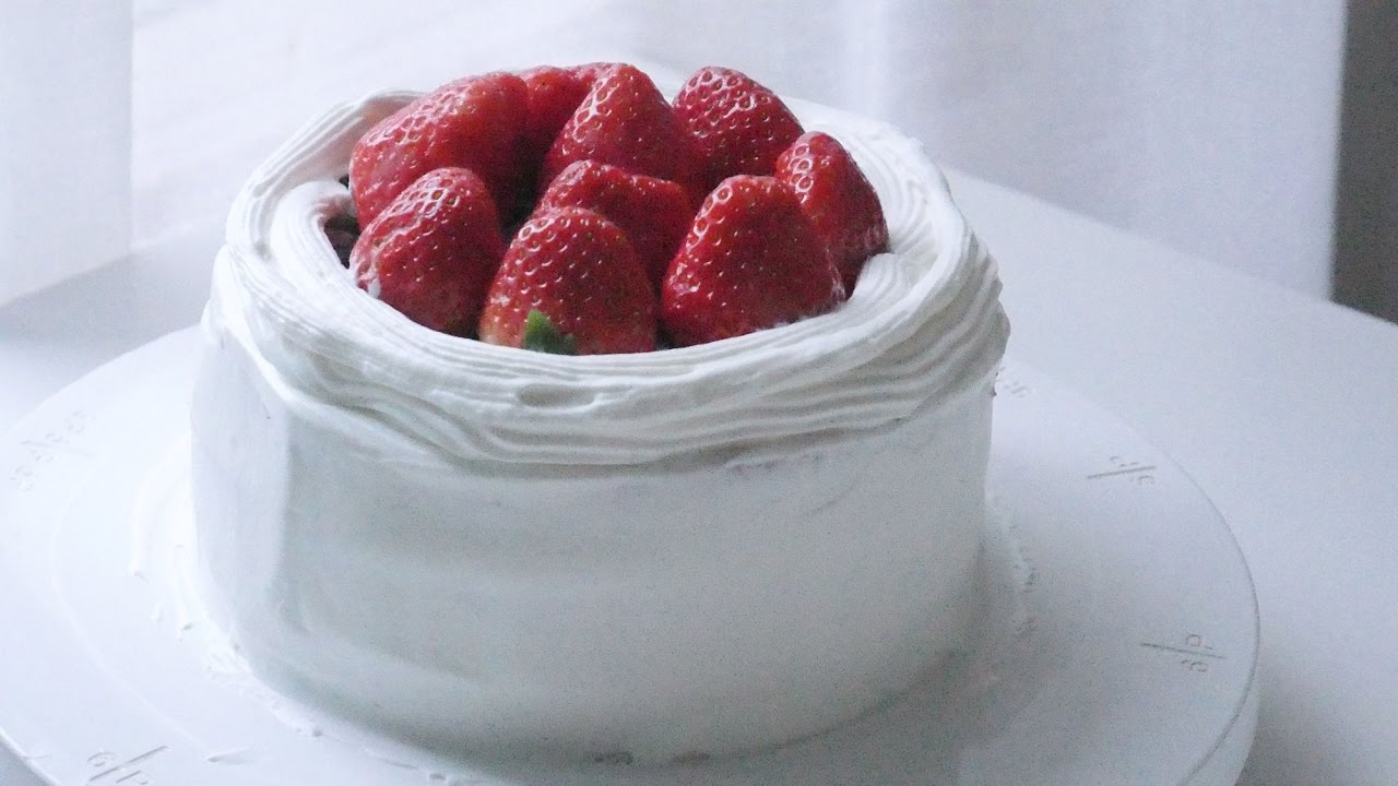 생크림케이크~ [ 딸기케이크만들기 :strawberry cake] [우미스베이킹:그녀의베이킹]