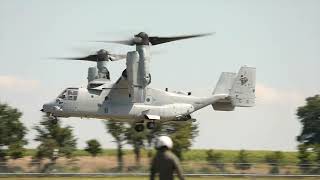 MV-22 Osprey Unleashes Firepower! GAU-17 Minigun Live Fire Exercise
