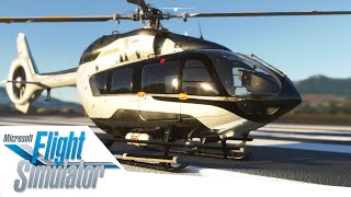 Microsoft Flight Simulator 2021 Helicopter Airbus H145 luxury (Payware edition). Flight in Pamplona screenshot 5