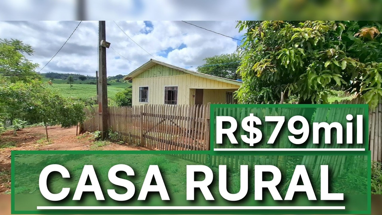 OPORTUNIDADE PRA TER SUA CASA RURAL SOMENTE R$79mil