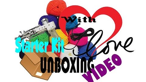 TuftNg- UnBoxing My Tufting Starter Kit From Tuft-Love.Com