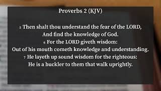 Coffee with the Scriptures: Proverbs 2:1-9 (KJV)