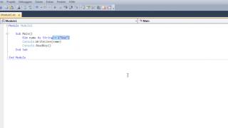 Visual Basic Variablen deklarieren und verwenden [